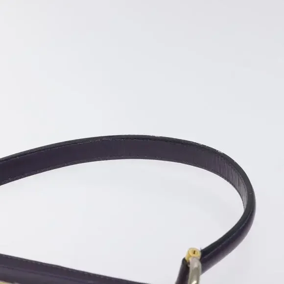 CELINE Hand Bag Leather Purple Gold - Picture 8 of 13